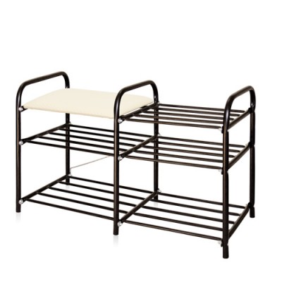 Этажерка Люкс 3 (790*330*500) 3-х ярусная с сиденьем виниловым ЭТЛ3 Этажерка Люкс 3 (790*330*500) 3-х ярусная с сиденьем виниловым ЭТЛ3