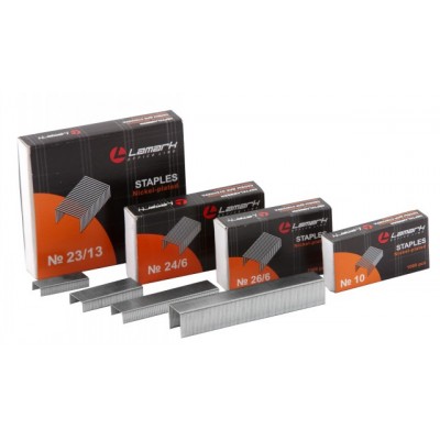 Скобы для степлера №23/13 LAMARK 1000шт, 0198 *10/200 Скобы для степлера №23/13 LAMARK 1000шт, 0198 *10/200