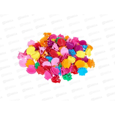 Крабик для волос ОБ444/ОБ911 упаковка 100шт цвет микс