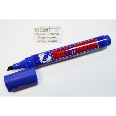 Маркер CROWN Multi marker, скош., синий, CPM-800 CH *12/720 Маркер CROWN Multi marker, скош., синий, CPM-800 CH *12/720