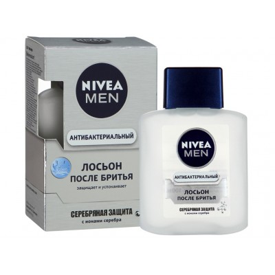 НИВЕЯ лосьон после бритья 100мл Серебряная защита *12 81340