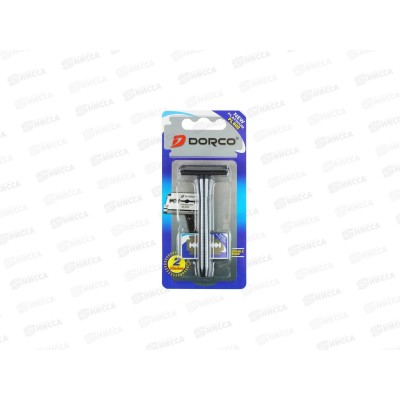 DORCO классический станок+2 лезвия в комплекте на блистере *12/192