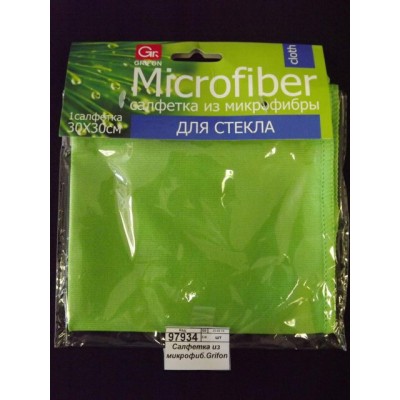 Салфетка из микрофиб.Grifon д/стек,30*30см,1шт *200 900-011
