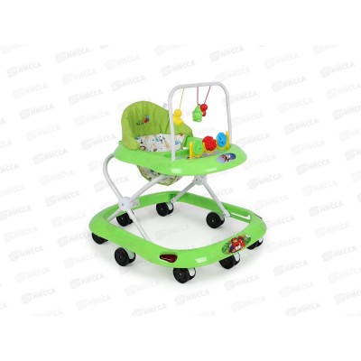 Ходунки XTDА18 зеленый (8колес, регулируется высота, игровая панель погремушка)  *2 гб