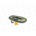 Лодка 68347 (236х114х41) Seahawk нагрузка до 240кг, насос, весла INTEX  *2