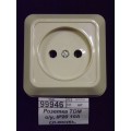 Розетка TDM открытой установки, IP20 10А слоновая кость, &quotЛадога&quot, 0014