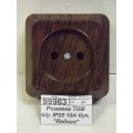 Розетка TDM открытой установки, IP20 10А бук, &quotЛадога&quot, 0033 *10