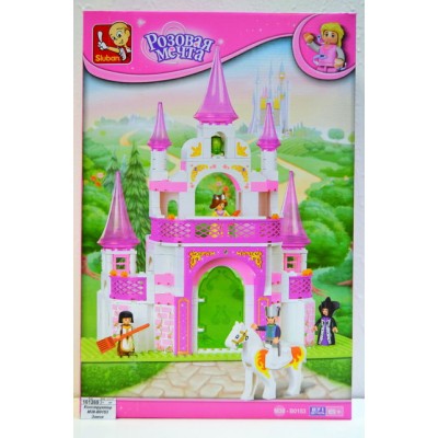 Конструктор SLUBAN Розовая мечта. Дворец мечты, 271дет., М38-В0153