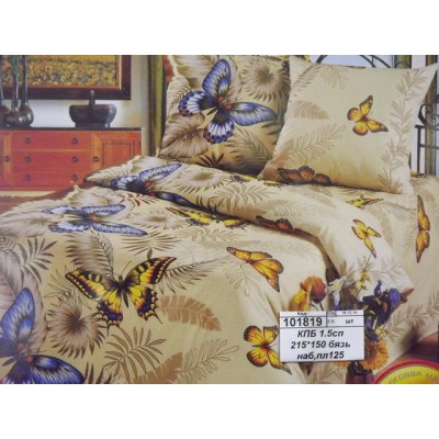 Комплект постельного белья 1.5 спальный 215*150 бязь набивная, плотность 125 Эйфория