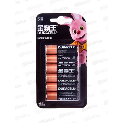 Батарейки DURACELL MN1500 LR6 6шт *10