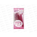DORCO EVE 2 TG-708W женский одноразовый станок 5 штук 2 лезвия увлажняющая полоса *20/320