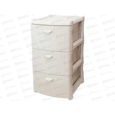Комод Ротанг 3-х секционный белый ротанг М2811*1 Комод Ротанг 3-х секционный белый ротанг М2811*1