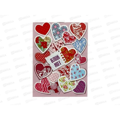 Блокнот 32листа ПГС Сердца, 95*130 *24 Блокнот 32листа ПГС Сердца, 95*130 *24