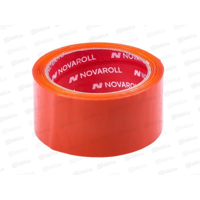 Скотч 48*66м цветной НОВА РОЛЛ 43мкм, оранжевый, 0120-437X *6/36 Скотч 48*66м цветной НОВА РОЛЛ 43мкм, оранжевый, 0120-437X *6/36