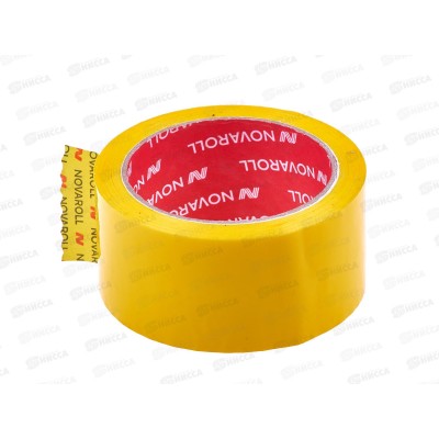 Скотч 48*66м цветной НОВА РОЛЛ 43мкм, желтый, 0120-438X *6/36 Скотч 48*66м цветной НОВА РОЛЛ 43мкм, желтый, 0120-438X *6/36