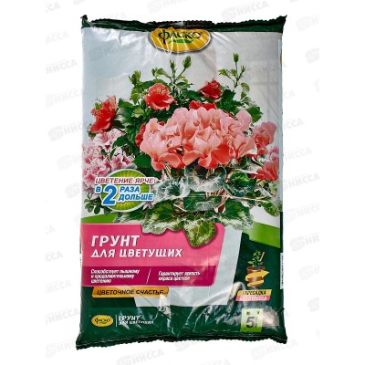 Почвогрунт Цветочное счастье Для цветущих универсал 5л *5