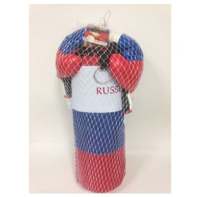 Набор бокса RUS03 (груша+перчатки) D24см, Н60см в сетке 139 158 *6 гб Набор бокса RUS03 (груша+перчатки) D24см, Н60см в сетке 139 158 *6 гб