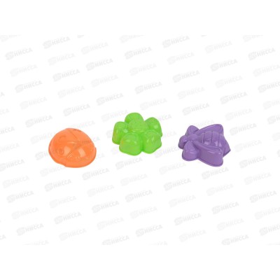 Набор формочек 168 "Божья коровка, пчелка, цветочек" *50 Набор формочек 168 "Божья коровка, пчелка, цветочек" *50