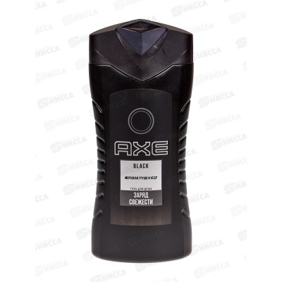 АКС гель для душа 250мл Блэк *12
