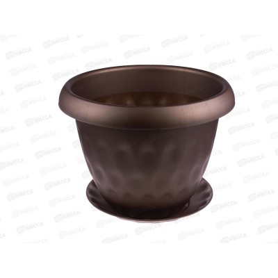 Горшок для растений Розетта золотой с поддоном 13л Д340 С129ЗОЛ *4 Горшок для растений Розетта золотой с поддоном 13л Д340 С129ЗОЛ *4