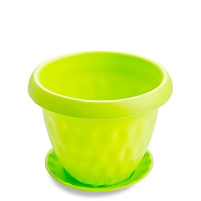 Горшок для растений Розетта зеленый с поддоном 2,8л Д200 С127ЗЕЛ *14 Горшок для растений Розетта зеленый с поддоном 2,8л Д200 С127ЗЕЛ *14