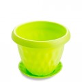 Горшок для растений Розетта зеленый с поддоном 4,9л Д245 С128ЗЕЛ *10 Горшок для растений Розетта зеленый с поддоном 4,9л Д245 С128ЗЕЛ *10
