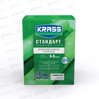 Клей KRASS для бумажных обоев 250 грамм Россия *12 Клей KRASS для бумажных обоев 250 грамм Россия *12