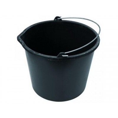 Ведро строительное 16л мерная шкала, черное 0602216 *240 Ведро строительное 16л мерная шкала, черное 0602216 *240