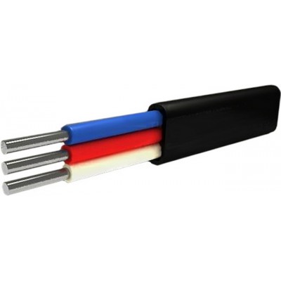 Кабель АВВГ 3*4,0 черный (м) плоский БП000000351 *150 Кабель АВВГ 3*4,0 черный (м) плоский БП000000351 *150