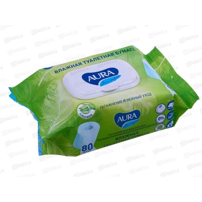 АУРА влажная туалетная бумага ULTRA COMFORT с крышкой 80шт *12 АУРА влажная туалетная бумага ULTRA COMFORT с крышкой 80шт *12
