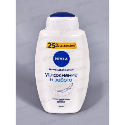 НИВЕЯ гель для душа 750мл Нежное увлажнение  *6 80866