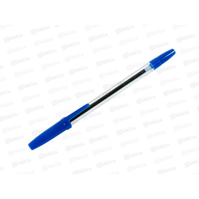 Ручка шариковая BRAUBERG-097 Line прозрачный корпус синяя *50/1000