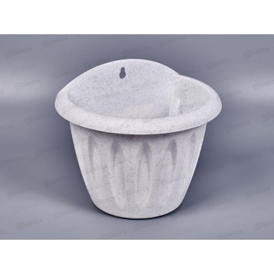 Кашпо настенное Фелиция мраморный  d16см С120М *35