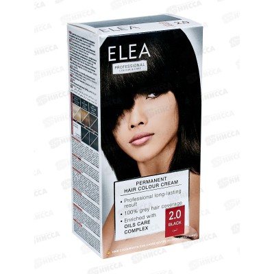 ELEA Prof.Color&Care крем-краска №2.0 черный *20