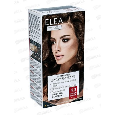 ELEA Prof.Color&Care крем-краска №4.0 шатен *20