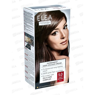 ELEA Prof.Color&Care крем-краска №5.0 светлый шатен *20