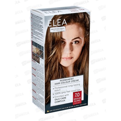ELEA Prof.Color&Care крем-краска №7.0 русый *20 ELEA Prof.Color&Care крем-краска №7.0 русый *20