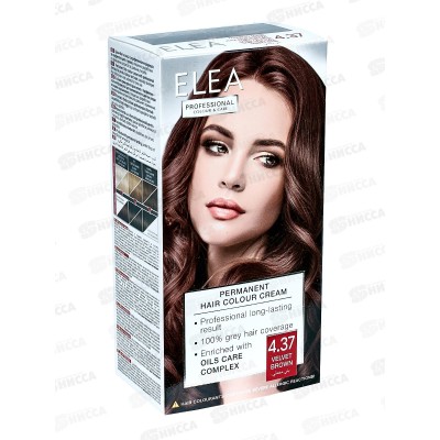 ELEA Prof.Color&Care крем-краска №4.37 коричневый бархат *20