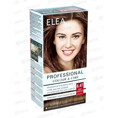 ELEA Prof.Color&Care крем-краска №6.47 светлый каштан *20 ELEA Prof.Color&Care крем-краска №6.47 светлый каштан *20