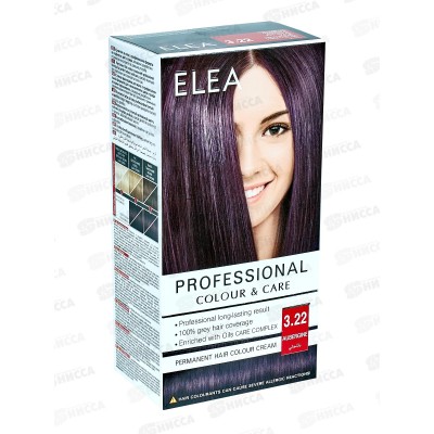 ELEA Prof.Color&Care крем-краска №3.22 баклажан *20