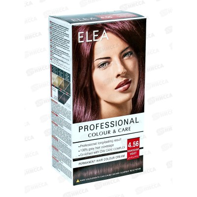 ELEA Prof.Color&Care крем-краска №4.56 фиолетовый махагон *20