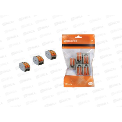 Соединение клемма СК-412  2.5кв.мм (5шт), 0011 TDM *20/440