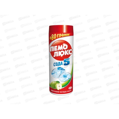 ПЕМОЛЮКС чистящее средство 400г+80г Яблоко *16