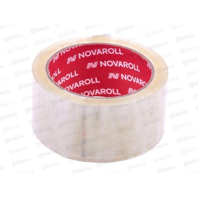 Скотч 48*66м прозрачный НОВА РОЛЛ 40мкм, 0120-334X *6/36
