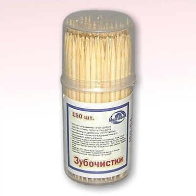 Зубочистки 150шт в банке J80-53 *900 Зубочистки 150шт в банке J80-53 *900