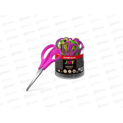 Ножницы ERICH KRAUSE 35147 140мм Joy Ergo, в стакане, *24/288 Ножницы ERICH KRAUSE 35147 140мм Joy Ergo, в стакане, *24/288