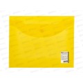 Папка с кнопкой BRAU 224028 А5 желтая, до 100л, 0,15мм *10/100