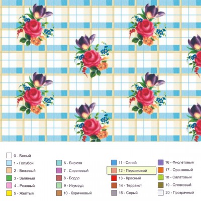 Клеенка на тканевой основе Колорит Арт. 437-125