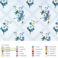 Клеенка на тканевой основе Колорит Арт. 444-2  1,25+-5см*25м Клеенка на тканевой основе Колорит Арт. 444-2  1,25+-5см*25м