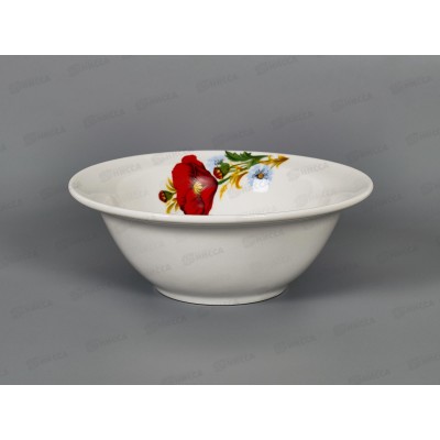 Миска 550см3 Идиллия Маки красные 4С0329 *15